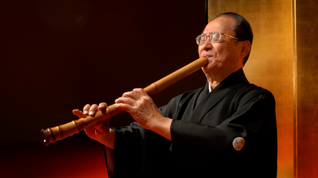 Shakuhachi master Tadashi Tajima